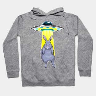 Rabbit Spaceship Space Hoodie